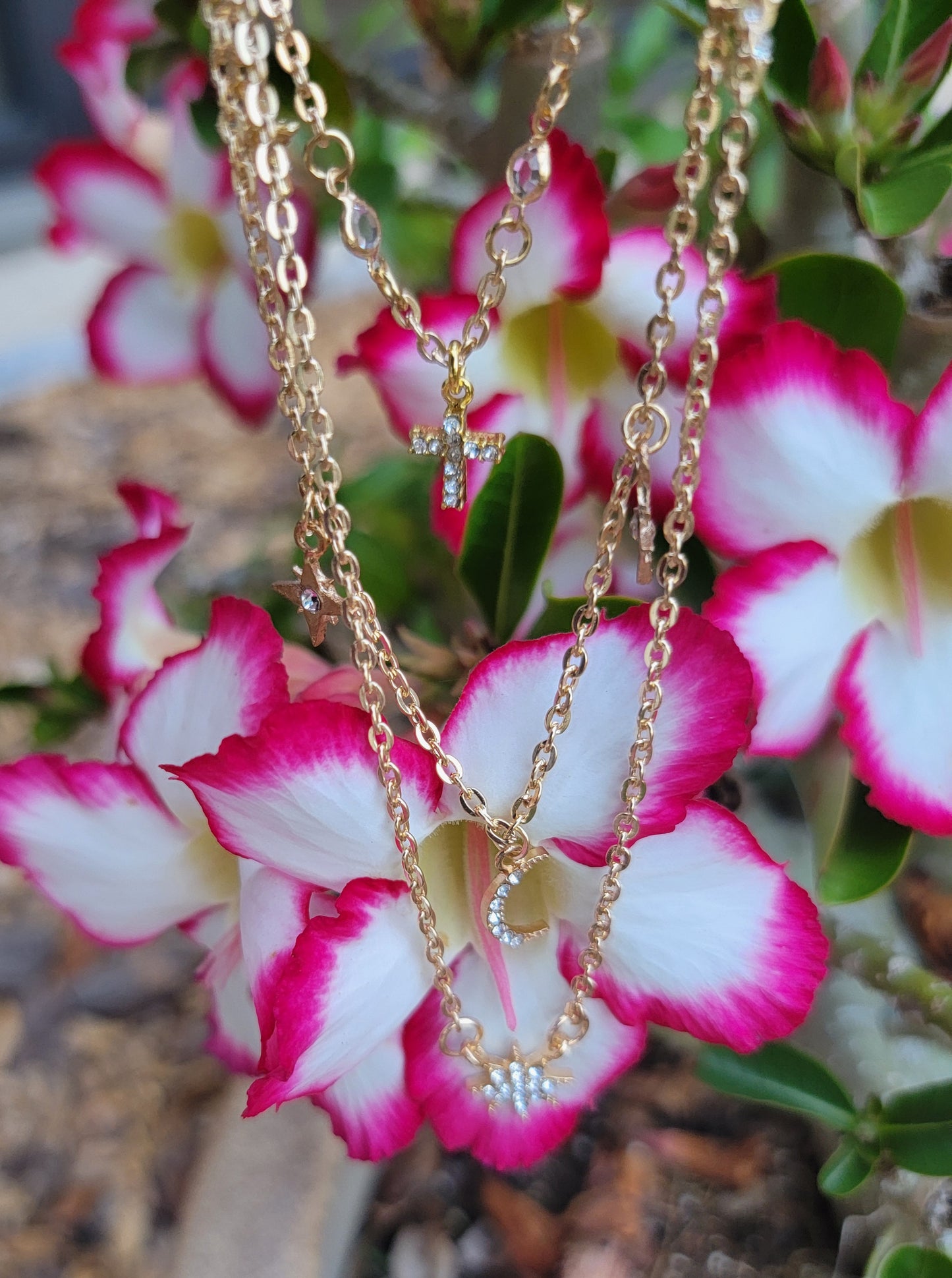 Multi-Layer Bohemian Cross Necklace