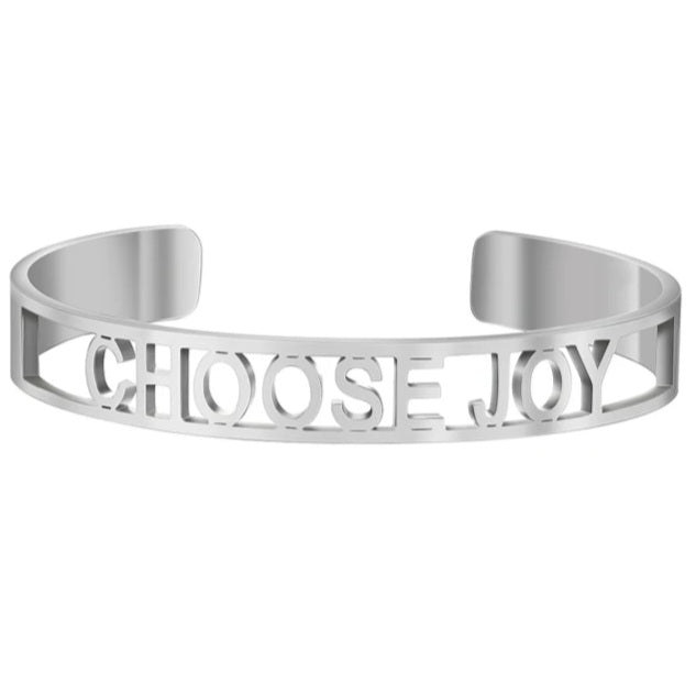 Choose Joy Stainless Steel Bracelet