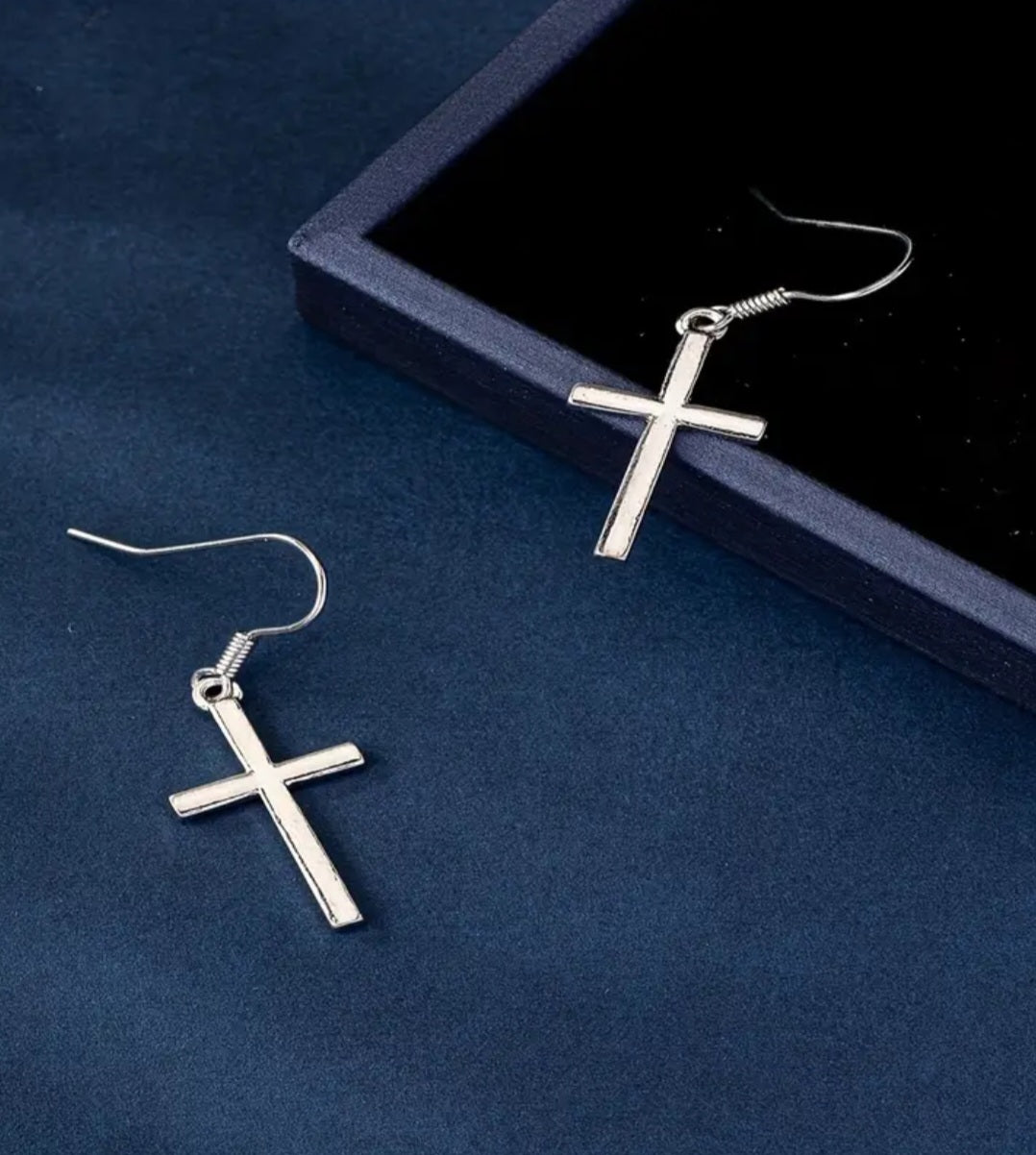 Dangle Cross Earrings