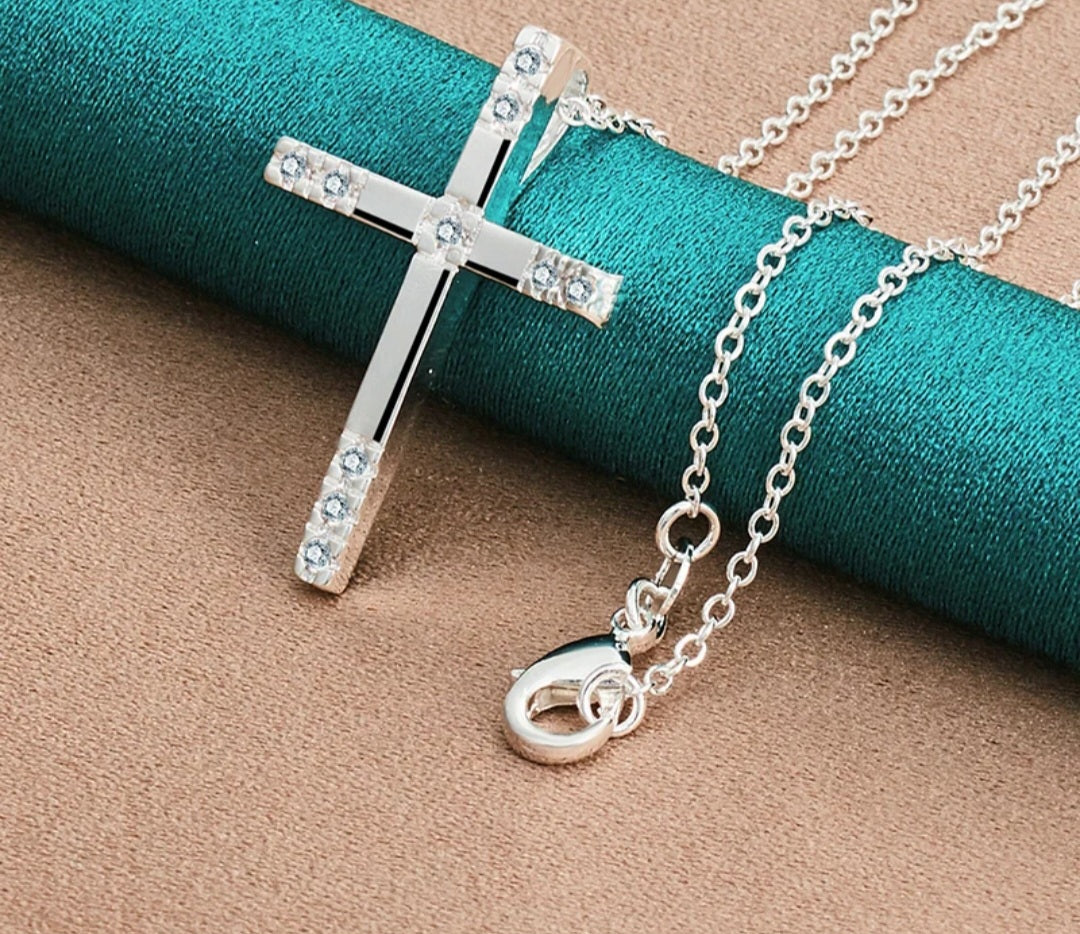 Sterling Silver Cross Necklace