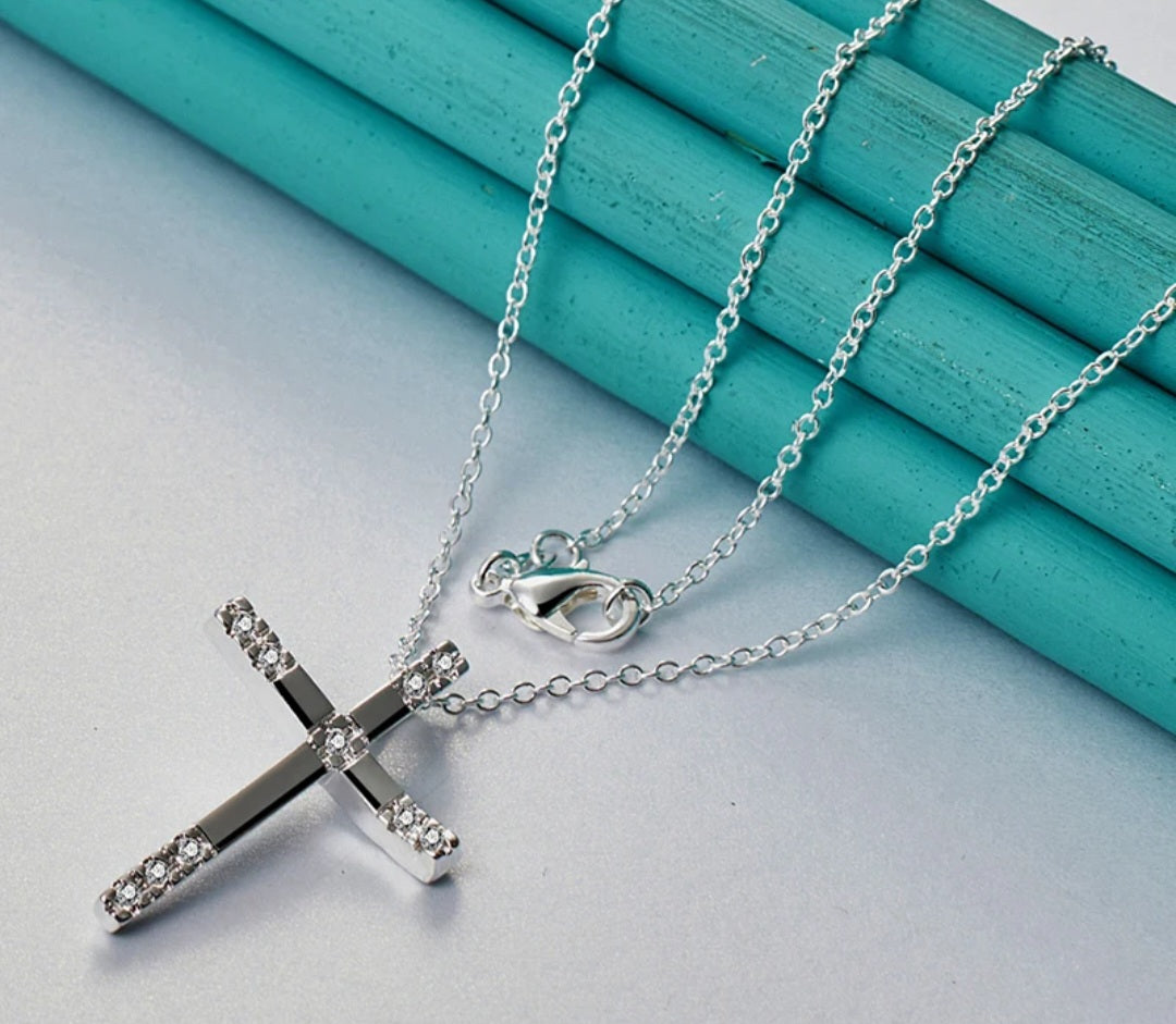 Sterling Silver Cross Necklace