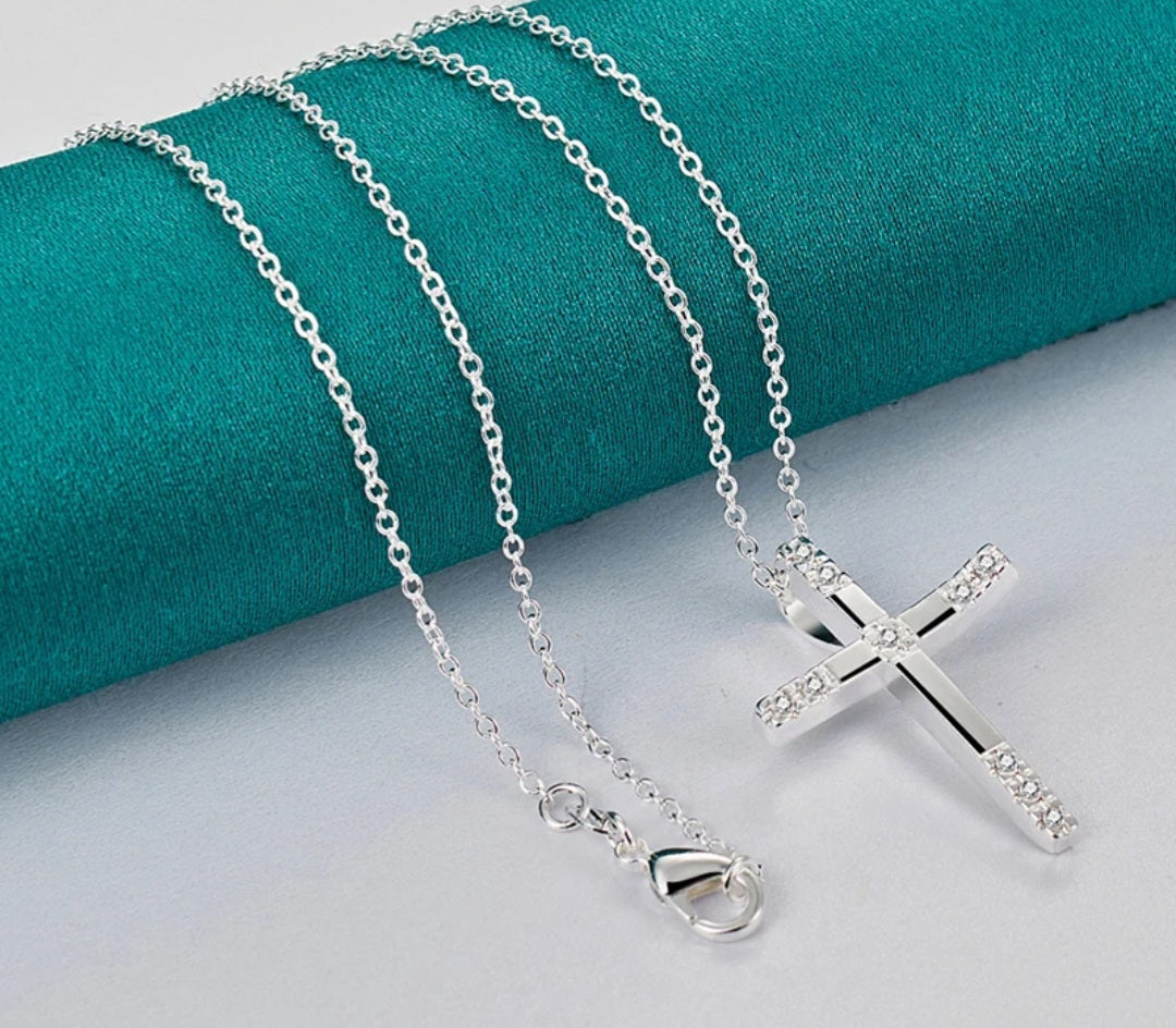 Sterling Silver Cross Necklace