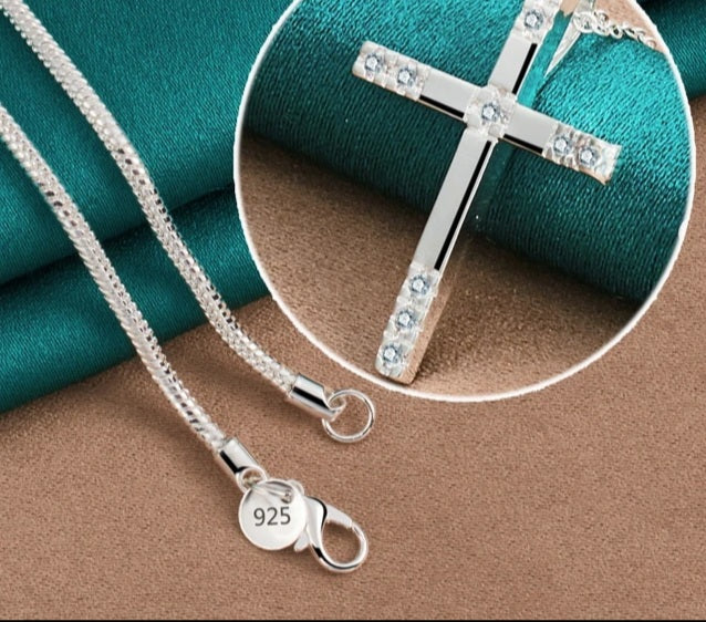 Sterling Silver Cross Necklace