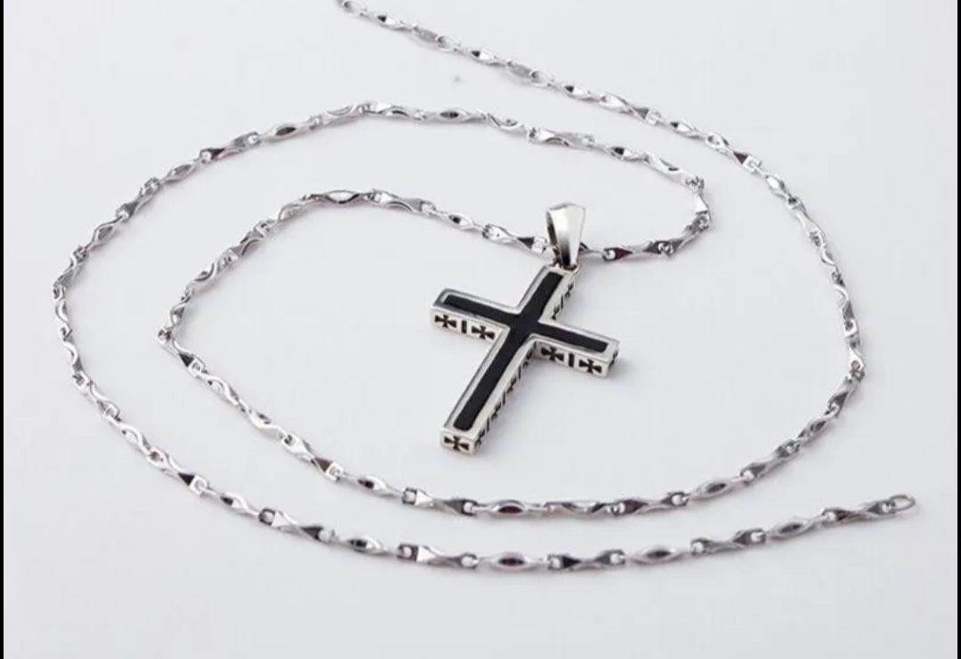 Sterling Silver Cross Pendant Necklace