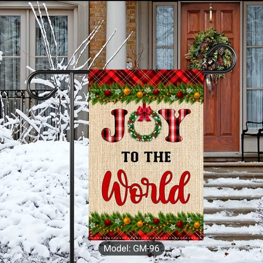 Joy to the World Garden Flag